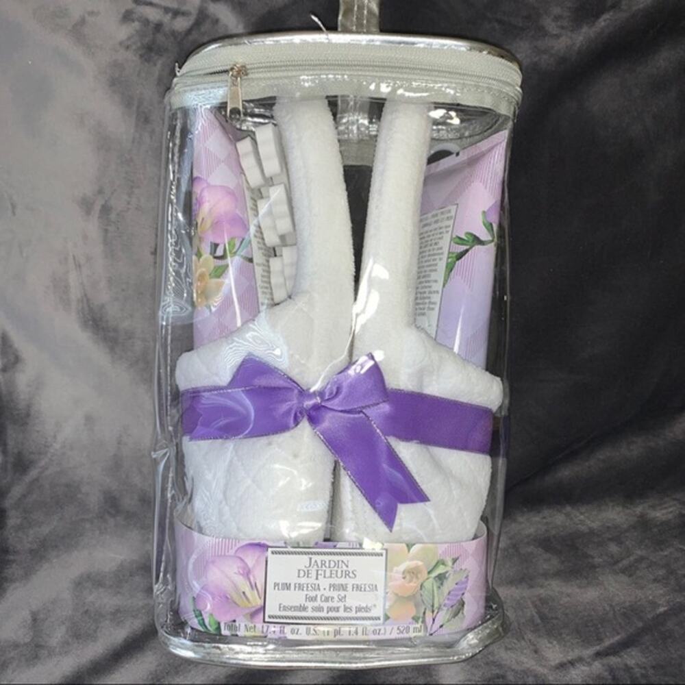 Jardin De Fleurs‎ 5pc Foot Care Gift Set~~NIP sealed